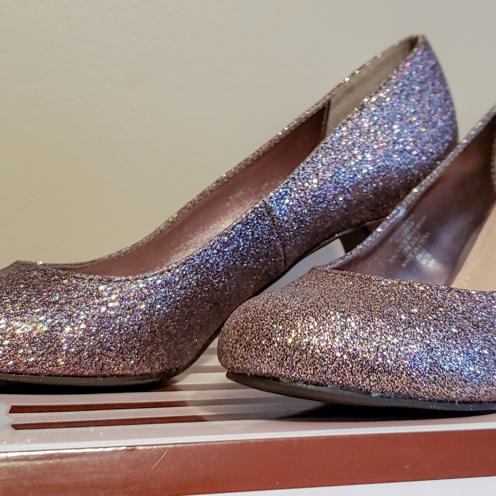 RSVP Glitter Heels Pumps